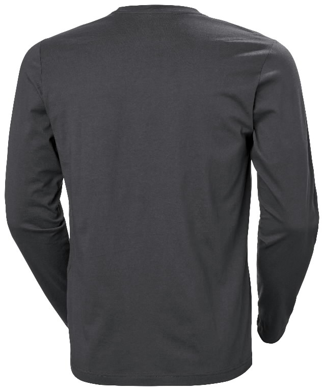 T-shirt HHWW Classic long sleev, dark grey M 2.