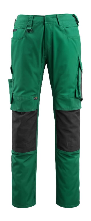 Kelnės MANNHEIM, green/juoda 82C60
