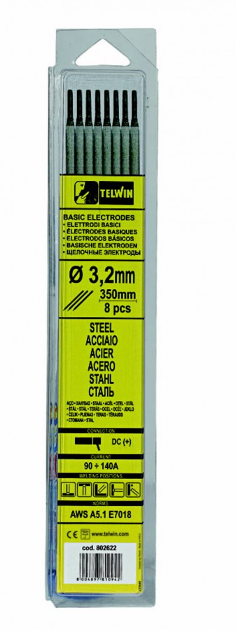 Welding electrode Basic (8pcs/pack) 3,2x350mm 1