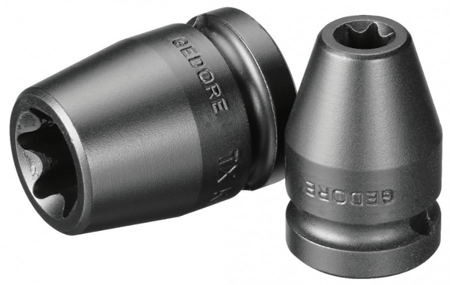 Löökpadrun 1/2´´ E12 Torx TXK19, Gedore