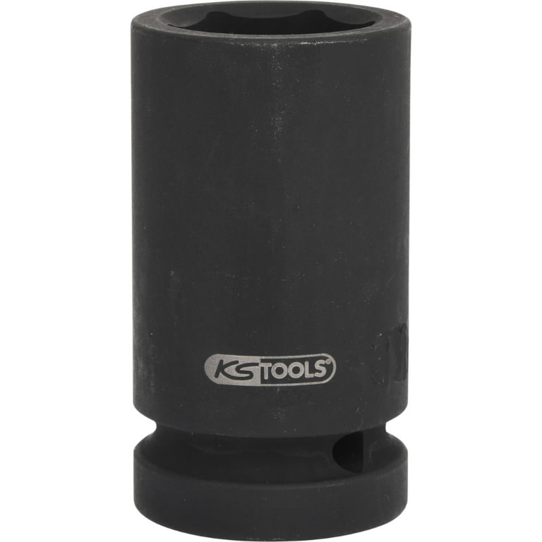 Hexagon impact socket, deep, 1" 85mm, KS Tools