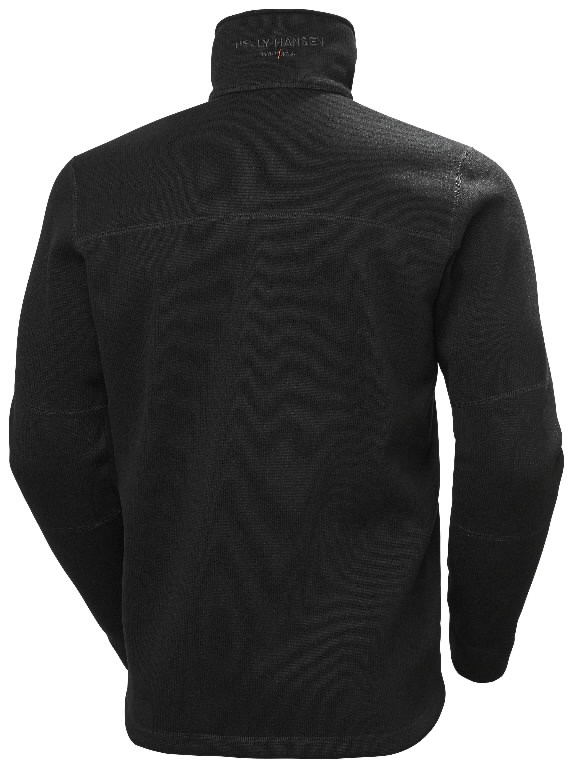 Fleece knitted Kensington, black 3XL 2.