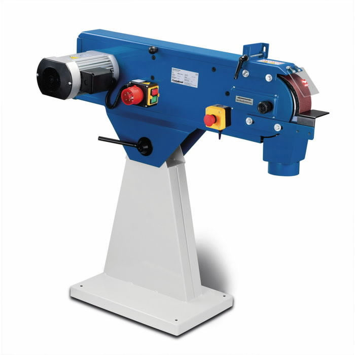 stationary belt sander for metal