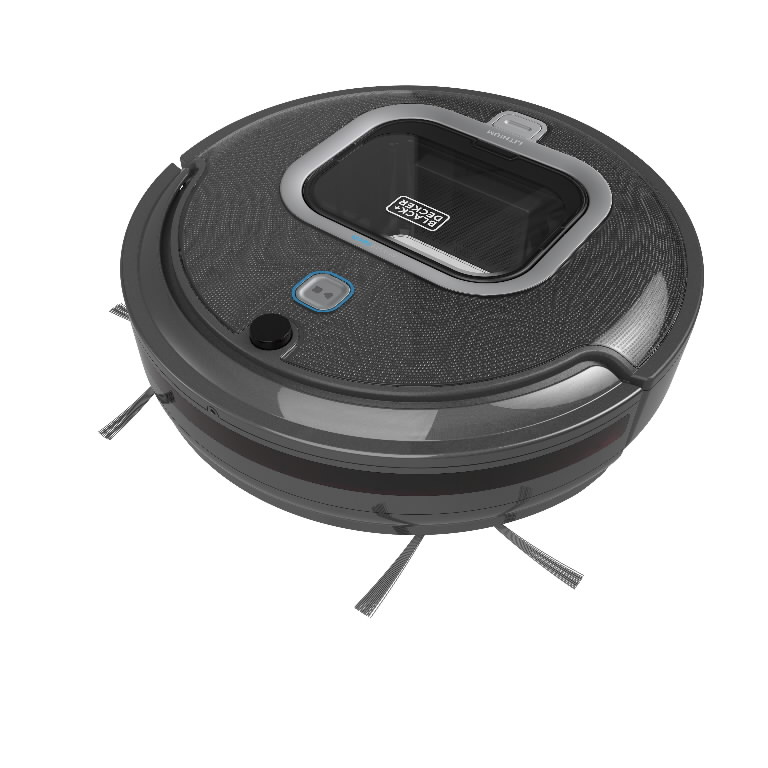 Robot vacuum cleaner RVA425B, Smart Tech, Bluetooth, Black+Decker