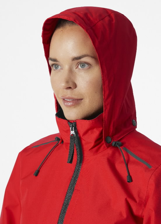 Shell jacket Manchester 2.0 zip in, women, red XL 5.
