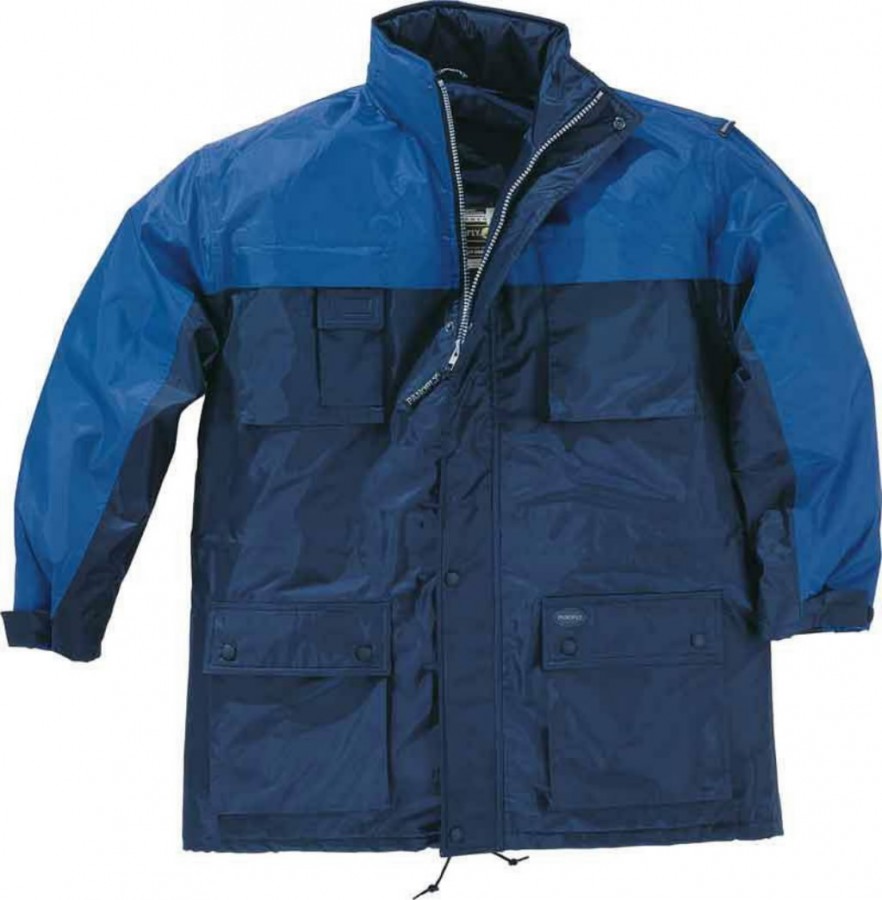 Winter work jacket Kingston Navy Blue / Royal Blu M, Delta Plus ...