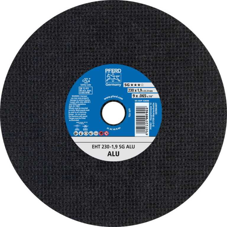 Lõikeketas SG Alu 230x1,9mm, Pferd