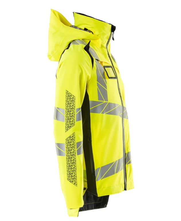 Shell Jacket ACCELERATE SAFE, hi-vis CL3, yellow/black XL 3.