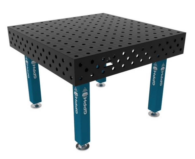 Metināšanas galds Pro tērauds, slodze 2800kg 1200x1200mm, GPPH S.C.