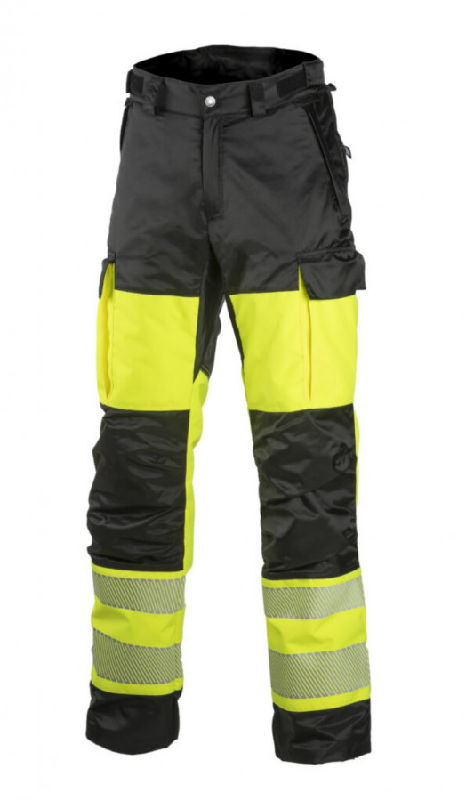Winter Safety Trousers 6157Y hi-vis CL1, black/yellow 52