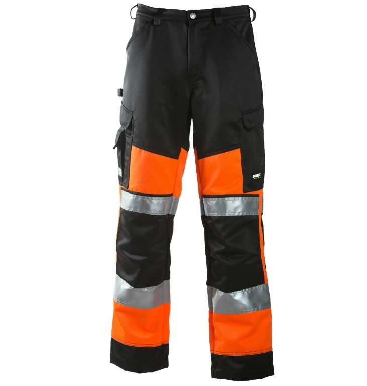 Hi.vis. trousers 6020 orange/black 58, Dimex | Stokker- tools, machinery,  maintenance