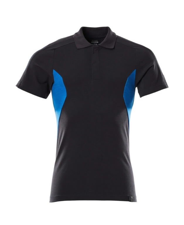 Polo Shirt Accelerate, dark navy/azure 