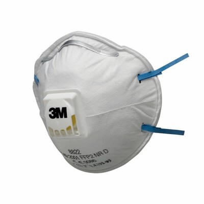 Respirators ar vārstu FFP2, 3M