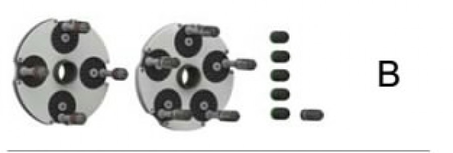 Set of QuickPlates (4 and 5-holes-plate) incl. wall board 1