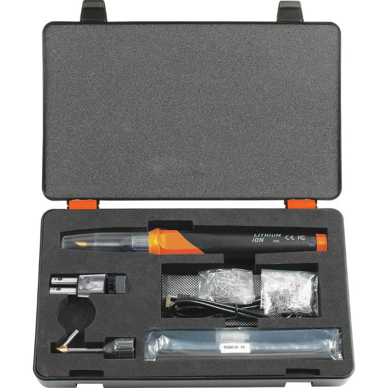 Battery-operated plastic repair set, 134 pcs, KS Tools