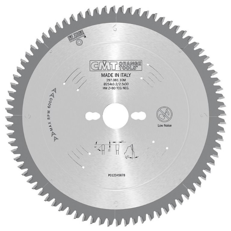 Diskas pjovimo aliuminiui Xtreme HW 250x3,2/2,5x30mm Z80 a=-6°  b=TCG