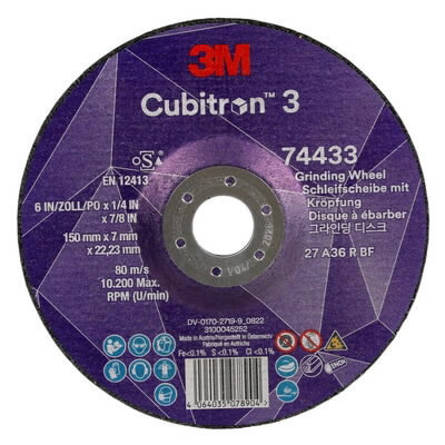 Hiomalaikka Cubitron 3 T27 P36+ 150x7/22,23mm, 3M
