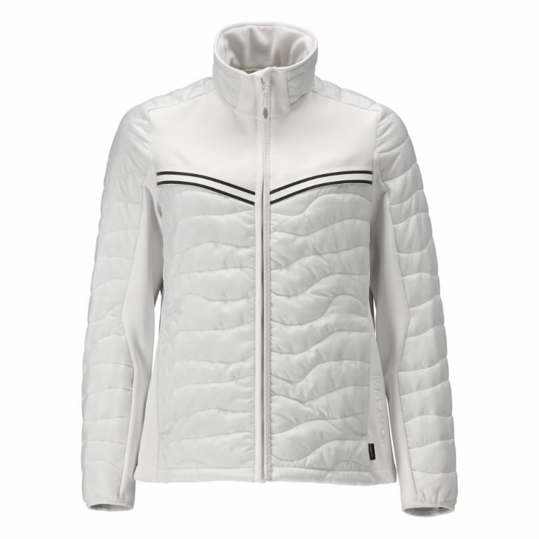 Thermal jacket 22325 Customized, modern fit, women, white 2XL