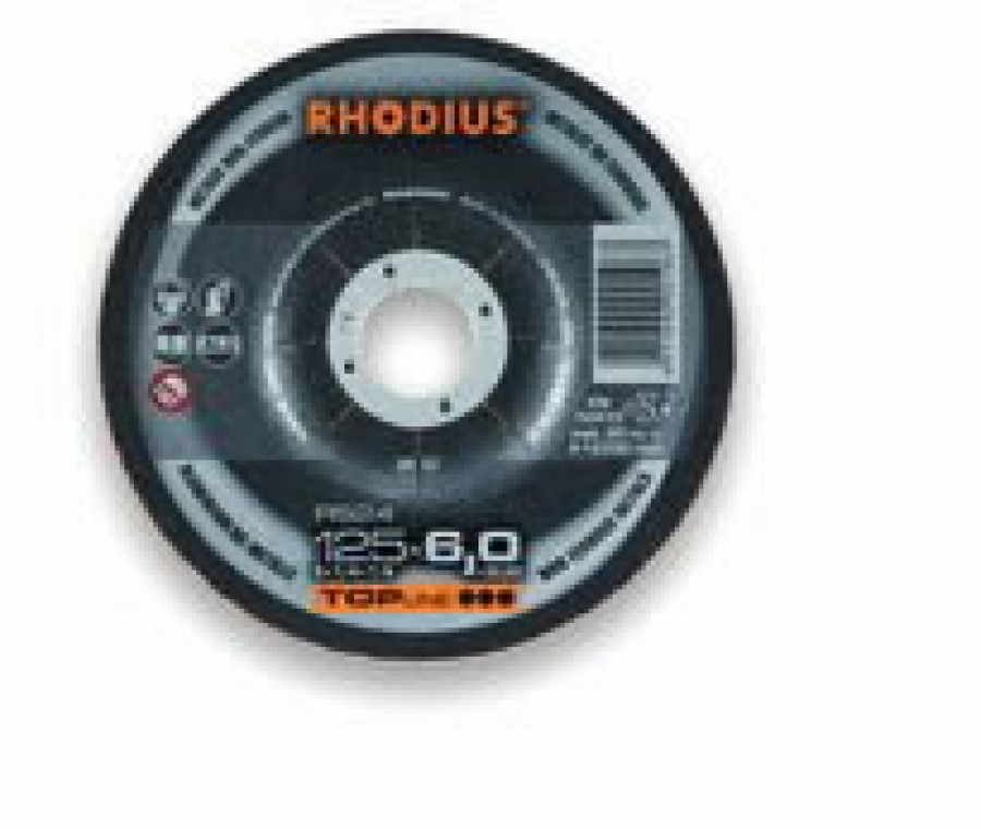 Шлифовальный диск RS24 TOP 125x6,0, RHODIUS