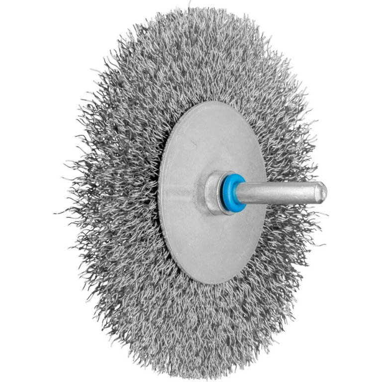 Wheel brush RBU Inox 100x10/6mm 0,3mm, Pferd