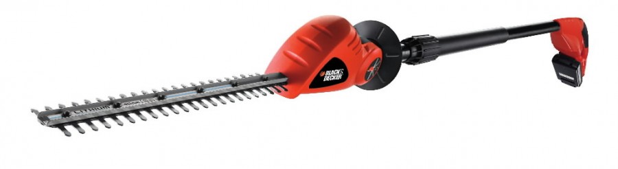 black and decker cordless pole hedge trimmer