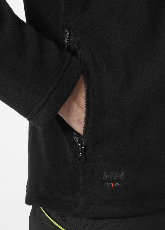 Fleece jacket Manchester 2.0 zip in, black 4XL 3.