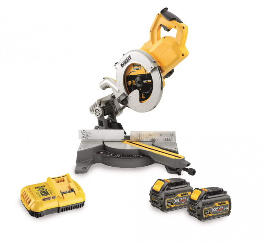 Akuga järkamissaag DCS778T2, 250mm, Flexvolt, 54V / 2,0Ah, DeWalt