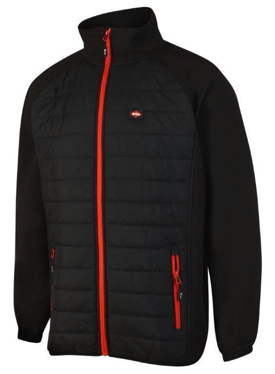 Lee Cooper Workwear Mens Windproof Waterproof Thermal Hooded Padded Jacket Coat
