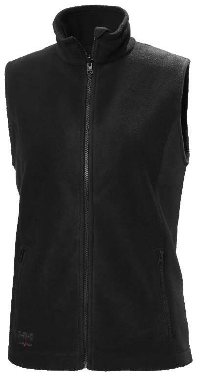 Fleece vest Manchester 2.0 zip in, women, black 2XL