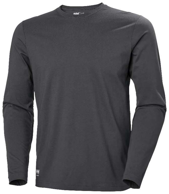 T-shirt HHWW Classic long sleev, dark grey XL
