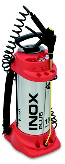 High-pressure spraying device INOX PLUS 10L, Mesto