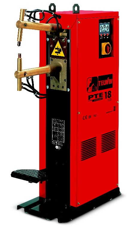 Taškinio suvirinimo staklės PTE 18 LCD, Telwin