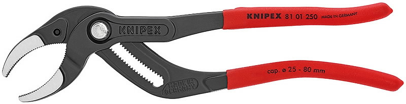 Replės sifonams ir plastikinėms jungtims 250 mm, Knipex