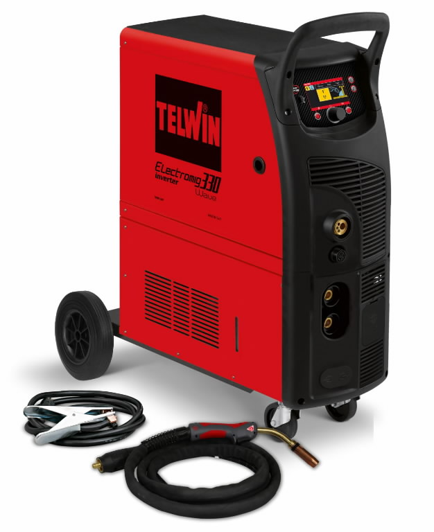 MIG Suvirinimo aparatas Electromig 330 Wave Aqua, pulse, Telwin