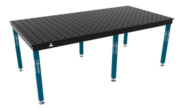 Keevituslaud Basic 2400x1200mm, teras, kuni 1500kg (avad 16mm) 1