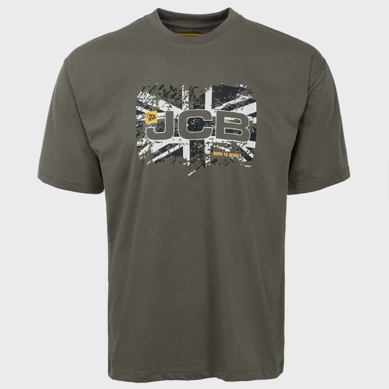 T-shirt  Olive Heritage, size M, JCB