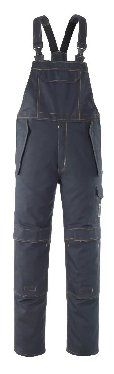 Рабочие брюки с лямками  Freibourg keevitajale,  темно-синяя  82C48, MASCOT