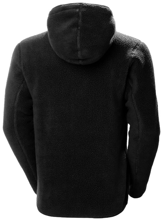 Džemperis fleece Heritage Pile, su gobtuvu, juoda XS 2.