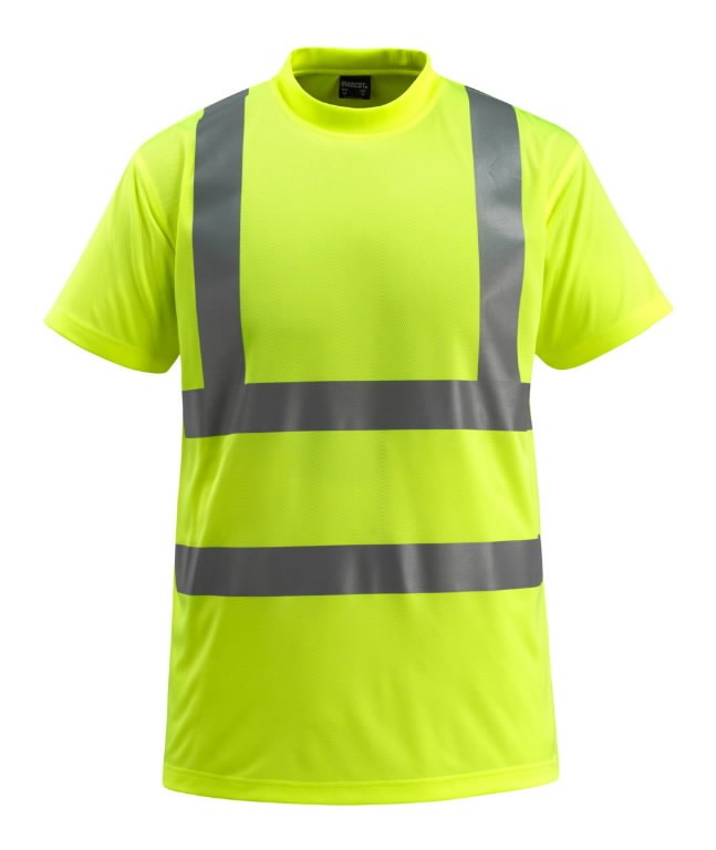 Marškinėliai Townswille, didelio  matomumo, geltona 4XL