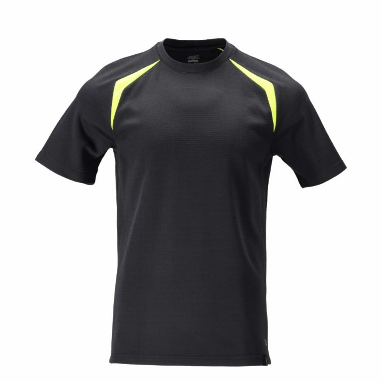 Keevitaja/elektriku t-särk 21582 Multisafe, must/kollane 2XL, Mascot