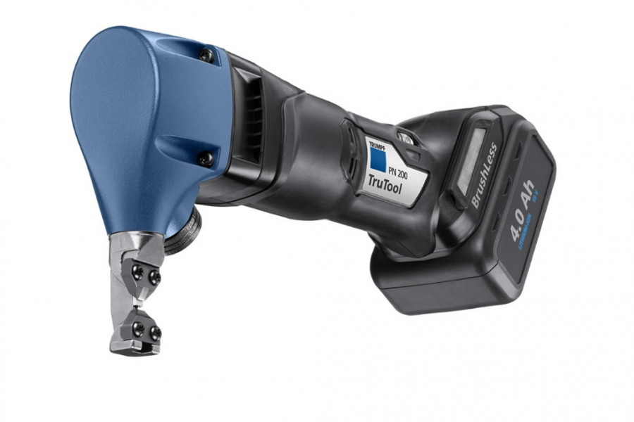 Akumuliatorinės skardos žirklės TruTool PN 200 (2A5)D 18 V, Trumpf.