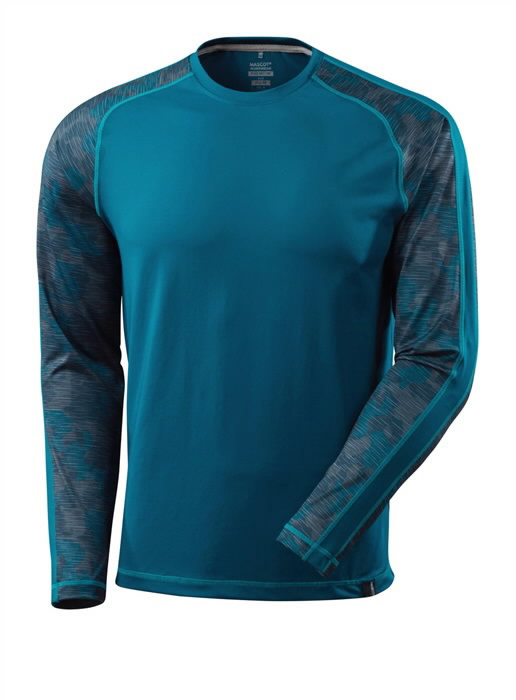 Marškinėliai Advanced, ilgom rankovėm, mėlyna XL