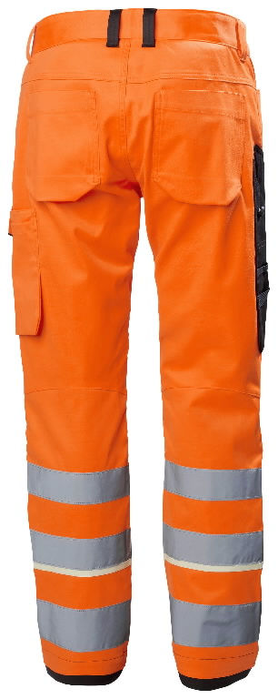 Work pants Uc-me, hi-viz, CL2, orange/black C44 2.