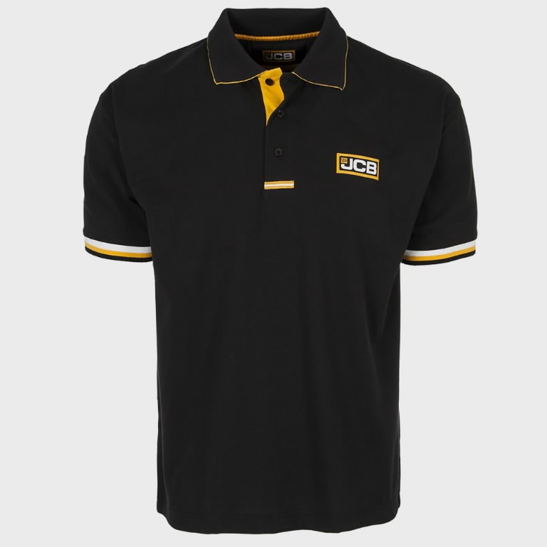Polo shirt  Black, size L, JCB