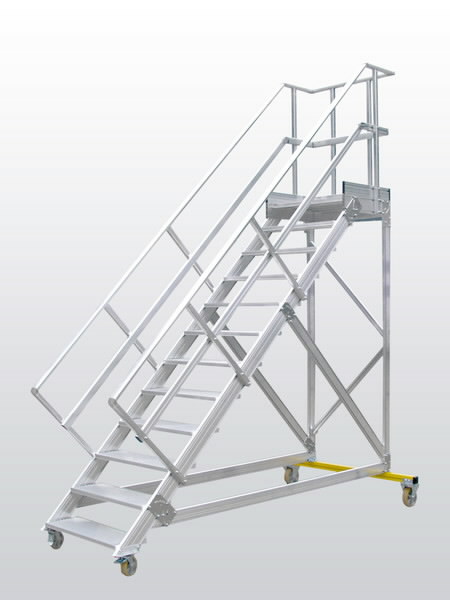 Mobile stocker‘s ladder 45°, 8 steps 1,68m 2231, Hymer