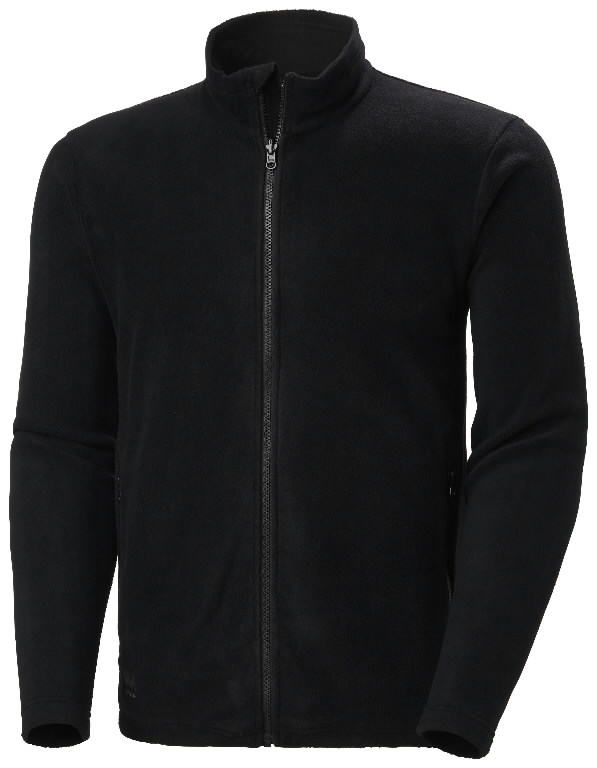 Fleece jacket Manchester 2.0 zip in, black L