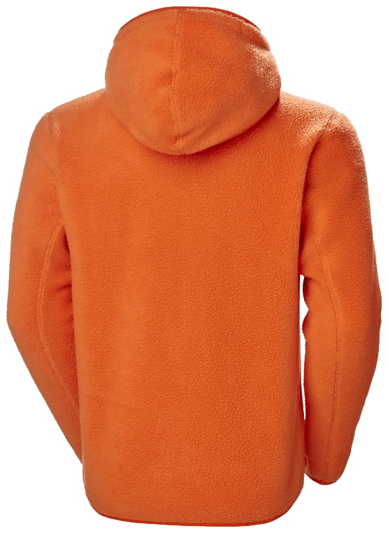 Džemperis fleece Heritage Pile, su gobtuvu, oranžinė L 2.