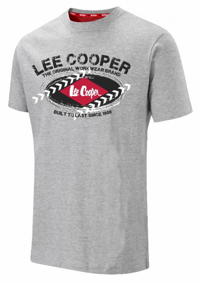 T-Shirt 014 grey, XL, Lee Cooper - T 