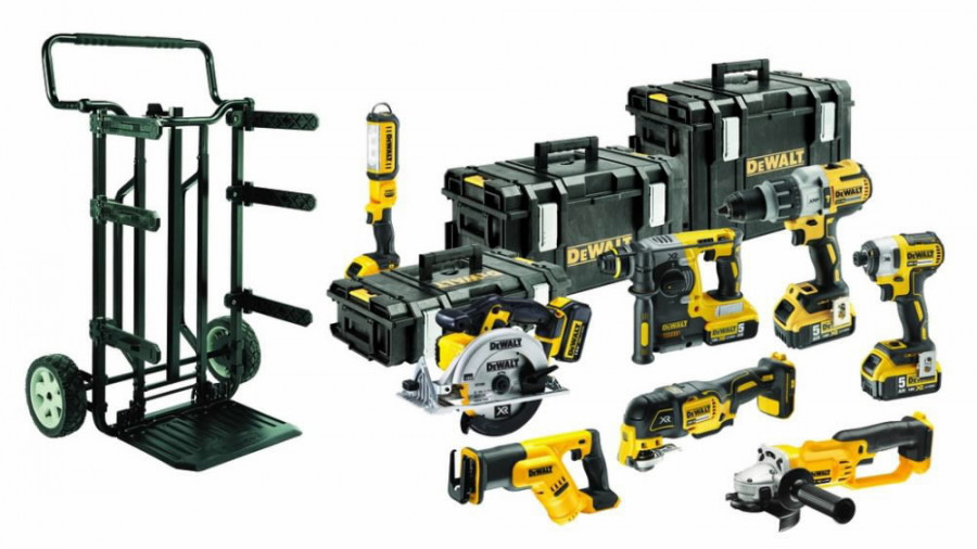 18V Combo akuga DCK853P4, 18V / 5,0Ah, DeWalt