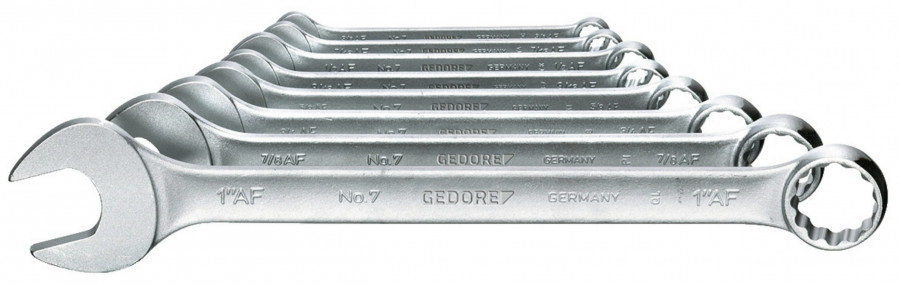 Combination spanner set 7-08 A, Gedore